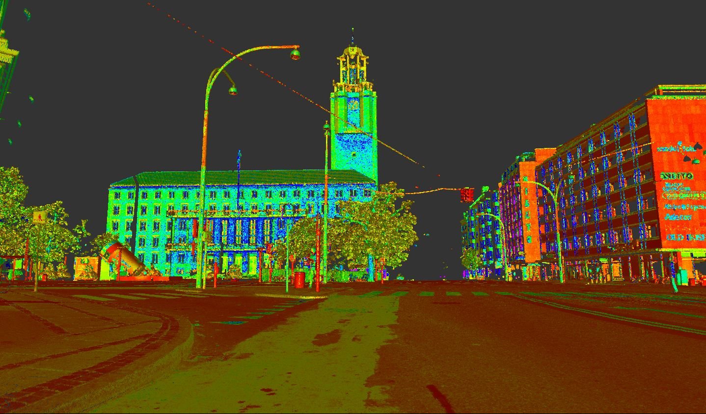 Laserscanning af Gl. Kongevej - projektbillede