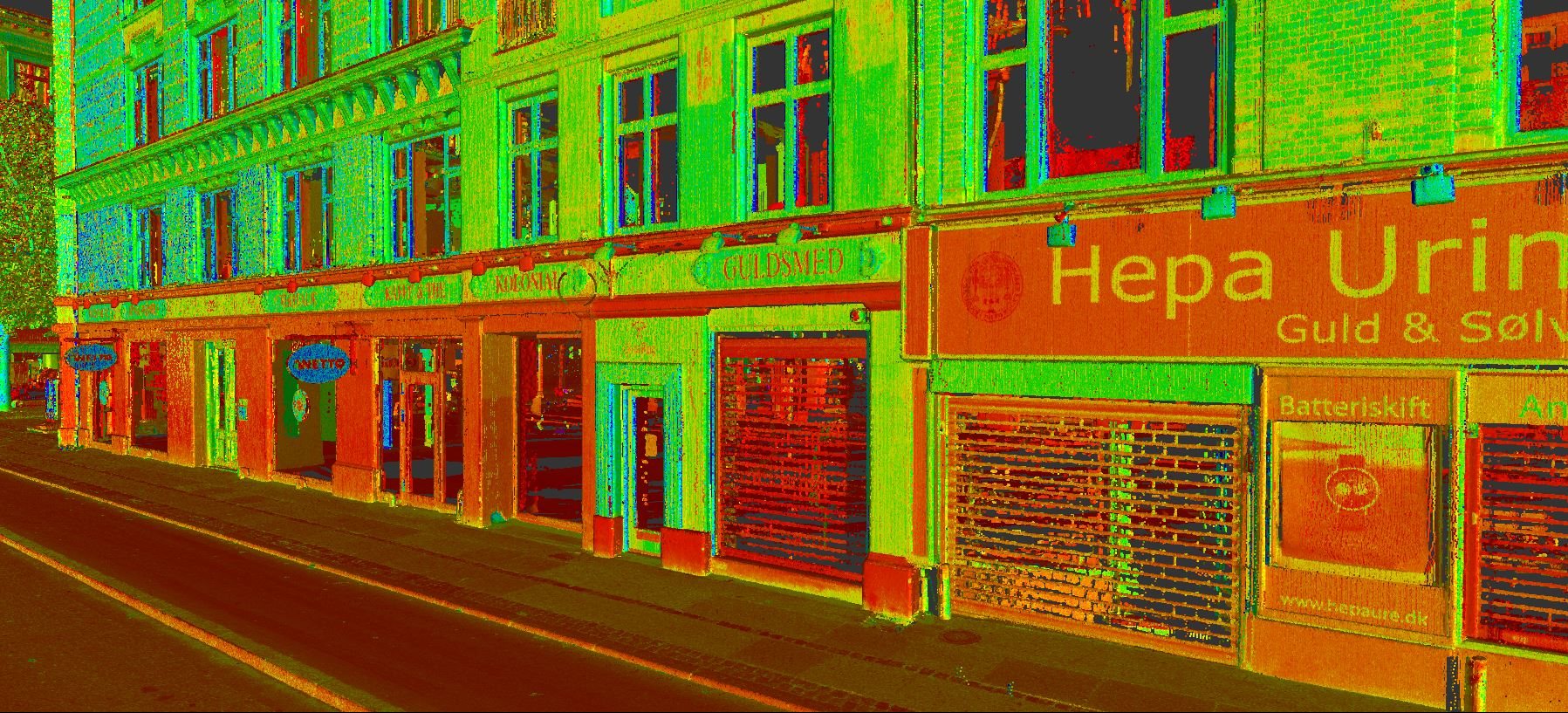 Laserscanning af Gl. Kongevej - projektbillede