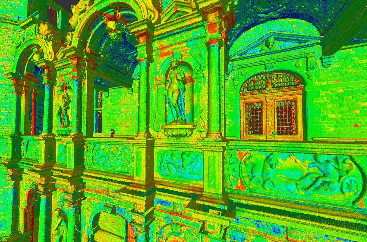 Laserscanning af Pragtgalleriet på Frederiksborg Slot - projektbillede
